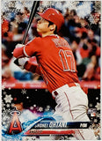 Ohtani, Shohei, Rookie, Snowflake, 2018, Topps, Holiday, Mega, HMW17, RC, Rookie Of The Year, ROY, MVP, Pitcher, 2-Way, Japan, Japanese, Los Angeles, Angels, Anaheim, Dodgers, WBC, Strikeouts, Home Runs, Slugger, RC, Baseball, MLB, Baseball Cards