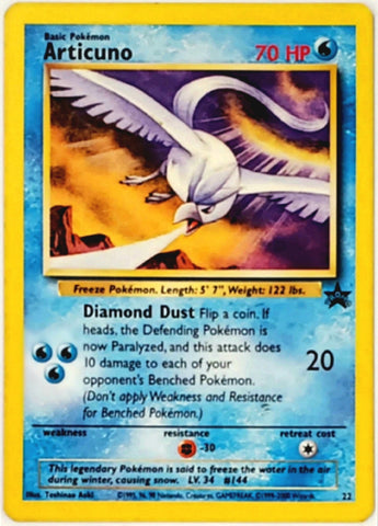2000 hp pokemon card Pokemon Articuno #22 "Aoki Error" Black Star Promo Rare Legendary Bird – CardboardandCoins.com