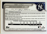 Rice, Ben, Rookie, 1st Bowman, First, Mojo, Refractor, Mega, Mega Box, Variation, 2024, Bowman, Chrome, Prospects, BCP186, BCP-186, Topps, RC, Prospect, New York, Yankees, Bronx, Bombers, Home Runs, Slugger, RC, Collectible, Baseball, MLB, Baseball Cards