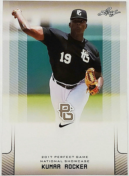 Kumar Coin Game Kumar Rocker Rookie 2017 Leaf Perfect Game #177, Rangers, 1st Round ...
