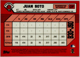 Soto, Juan, 1989, Retro, 30th Anniversary, Insert, 2019, Bowman, Chrome, B30-JSO, Topps, World Series, Washington, Nationals, San Diego, Padres, Yankees, Home Runs, Slugger, RC, Baseball, MLB, Baseball Cards