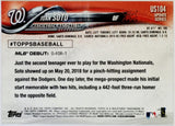 Soto, Juan, Rookie, Debut, 2018, Topps, Update, US104, US-104, RC, World Series, Washington, Nationals, San Diego, Padres, Yankees, Home Runs, Slugger, RC, Collectible, Baseball, MLB, Baseball Cards
