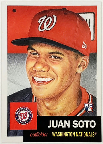 Soto, Juan, Rookie, Limited, Edition, 2018, Topps, Living, Set, 43, RC, Topps, Home Run Derby, Batting Title, Washington, Nationals, San Diego, Padres, Yankees, Home Runs, Slugger, RC, Baseball, MLB, Baseball Cards