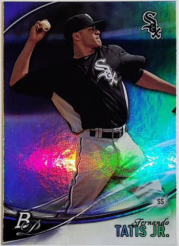 Tatis Jr, Tatis, Fernando, Rookie, Refractor, Foil, 2016, Bowman, Platinum, Top Prospects, TP-FT, Topps, RC, El Nino, All-Star, Stolen Bases, San Diego, Padres, San Diego, Padres, Chicago, White Sox, Home Runs, Slugger, RC, Baseball, MLB, Baseball Cards