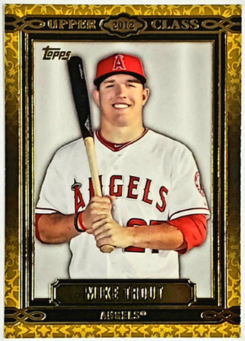 Mike Trout Rookie Class Gold Foil 2014 Topps #UC-2, Angels 3x MVP –