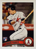 Trout, Mike, Rookie History, 2011 Topps. Retro, Insert, 2018, Topps, Archives, US175, MVP, Rookie Of The Year, ROY, All-Star, WAR, Stolen Bases, Speed, Power, Los Angeles, Angels, Anaheim, Home Runs, Slugger, RC, Baseball, MLB, Baseball Cards