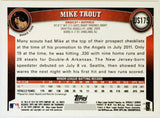 Trout, Mike, Rookie History, 2011 Topps. Retro, Insert, 2018, Topps, Archives, US175, MVP, Rookie Of The Year, ROY, All-Star, WAR, Stolen Bases, Speed, Power, Los Angeles, Angels, Anaheim, Home Runs, Slugger, RC, Baseball, MLB, Baseball Cards