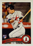 Trout, Mike, Rookie History, 2011 Topps. Retro, Insert, 2018, Topps, Archives, US175, MVP, Rookie Of The Year, ROY, All-Star, WAR, Stolen Bases, Speed, Power, Los Angeles, Angels, Anaheim, Home Runs, Slugger, RC, Baseball, MLB, Baseball Cards