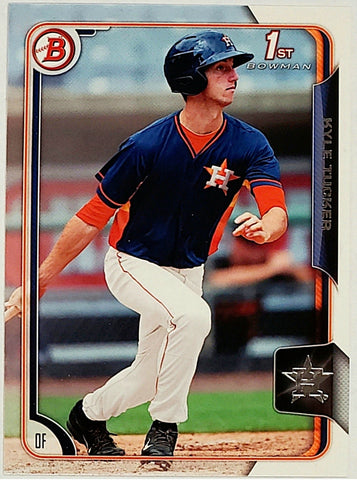 Tucker, Kyle, Rookie, 1st Bowman, 1st, First, 2015, Bowman, 75, RC, Topps, Prospect, King Tuck, All-Star, Gold Glove, Outfield, World Series, Champ, Champion, Ring, Houston, Astros, Chicago, Cubs, Collectible, Home Runs, Slugger, RC, Baseball, MLB, Baseball Cards