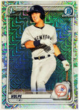 Volpe, Anthony, Rookie, 1st Bowman, First, Mojo, Refractor, Mega, Mega Box, Variation, 2020, Bowman, Chrome, Prospects, BCP139, BCP-139, Topps, RC, Prospect, New York, Yankees, Bronx, Bombers, Home Runs, Slugger, RC, Collectible, Baseball, MLB, Baseball Cards