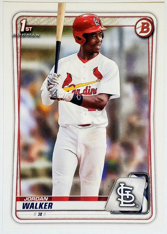 Walker, Jordan, Rookie, 1st Bowman, First, 2020, Bowman, Draft, BD-57, RC, Topps, Prospect, 1st Round, All-Star, Home Run Derby, HR Derby, Champ, St Louis, Cardinals, Memorabilia, Collectibles, Home Runs, Slugger, RC, Baseball, MLB, Baseball Cards