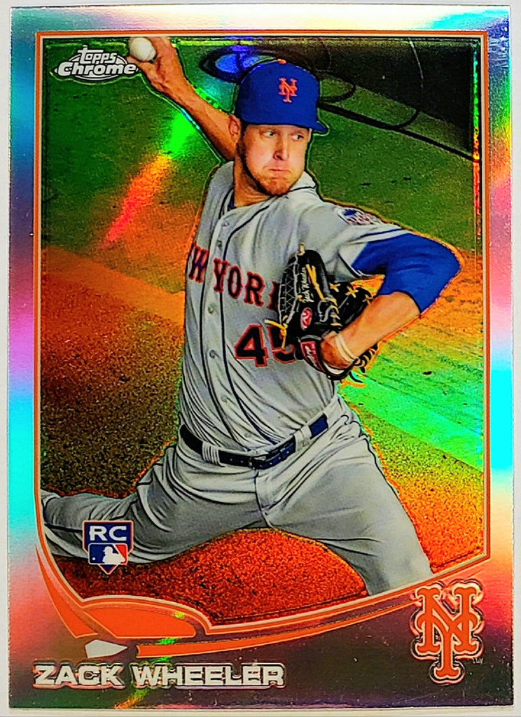 Zack Wheeler Rookie Refractor 2013 Topps Chrome #180 Mets