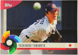 Yamamoto, Yoshinobu, Rookie, Yoshi, 2023, Topps, World Baseball Classic, Global Stars, 27, RC, Japan, Japanese, World Baseball Classic, WBC, Team Japan, World Series, Pitcher, Los Angeles, Dodgers, Memorabilia, Collectibles, Pitcher, Strikeouts, Ks, Baseball, MLB, RC, Baseball Cards