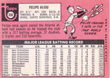 Alou, Felipe, Topps, Slugger, Atlanta, Braves, Manager, Montreal, Expos, Home Runs, Vintage, Baseball Cards