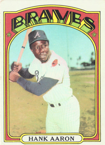 1972 Topps #299 Hank Aaron, EX, CardboardandCoins.com