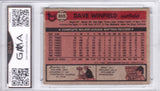 Winfield, Graded 9, Mint, 1981 Topps, Traded, San Diego, Padres, New York, Yankees, World Series, Home Runs, Baseball Cards