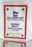 Sport_Baseball, Company_Topps, Company_ ALL, Team_Kansas City Royals, Graded-By_CardboardandCoins, Brett, George, Royals, Kansas City, Glossy, All-Star, Collector's Edition, Gloss, Redemption, Mail-in, Send-in, Exclusive, Limited, Rare, Baseball Card, Topps, 1984