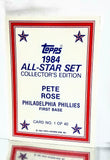 Sport_Baseball, Company_Topps, Company_ ALL, Team_Philadelphia Phillies, Graded-By_CardboardandCoins, Rose, Pete, Phillies, Philadelphia, Glossy, All-Star, Collector's Edition, Gloss, Redemption, Mail-in, Send-in, Exclusive, Limited, Rare, Baseball Card, Topps, 1984