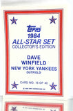 Sport_Baseball, Company_Topps, Company_ ALL, Team_New York Yankees, Graded-By_CardboardandCoins, Winfield, Dave, Yankees, New York, Glossy, All-Star, Collector's Edition, Gloss, Redemption, Mail-in, Send-in, Exclusive, Limited, Rare, Baseball Card, Topps, 1984