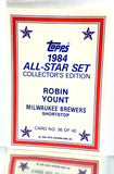 Sport_Baseball, Company_Topps, Company_ ALL, Team_Milwaukee Brewers, Graded-By_CardboardandCoins, Yount, Robin, Brewers, Milwaukee, Glossy, All-Star, Collector's Edition, Gloss, Redemption, Mail-in, Send-in, Exclusive, Limited, Rare, Baseball Card, Topps, 1984