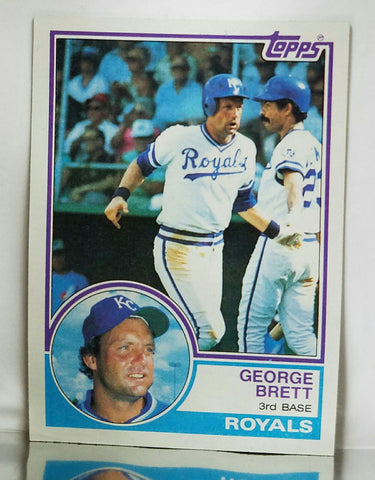 George Brett 1983 Topps #600 HOF 3rd Base, Slugger, Kansas City Royals –