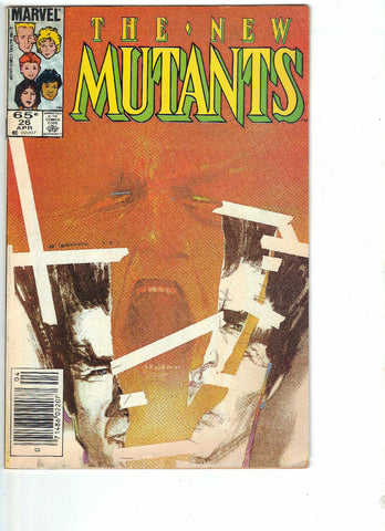 New Mutants, 26, Marvel, 1st Appearance Legion, TV Show, Comic Book, Comics, Vintage, Book, Collect, Trading, Collectibles