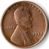 1923-S, Lincoln, Wheat, Cent, Coin, Penny, 1923, San Francisco, Mint, S, Detail, Lines, Early, Roaring 20s, Roaring Twenties, Era, Low Mintage, Semi, Key Date, Mintmark, Copper, Wheatie, Wheat Ears, Detail, Wheat Back, Vintage, Rare, Metal, Antique, Collectible, Memorabilia, Invest, Hobby, Coins