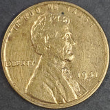 1941-S, Lincoln, Wheat, Cent, Coin, Penny, 1941, San Francisco, Mint, S, Detail, Lines, Early, WWII, World War II, Era, Low Mintage, Semi, Key Date, Mintmark, Copper, Wheatie, Wheat Ears, Detail, Wheat Back, Vintage, Rare, Metal, Antique, Collectible, Memorabilia, Invest, Hobby, Coins