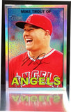 Trout, Refractor, High Numbers, SP, Mike, 2016, Topps, Heritage, 500, Serial Numbered, ROY, MVP, Los Angeles, Angels, Anaheim, Home Runs, Slugger, Baseball Cards