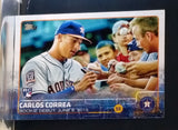 2015 Topps Update #US251 CARLOS CORREA ROOKIE - Epic Card, Prolific Hitter, CardboardandCoins.com