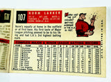 1959 Topps #107 Norm Larker, Dodgers, PACK FRESH (Yes, Pack Fresh!) White Back, CardboardandCoins.com