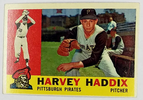Haddix, Harvey, Topps, Pittsburgh, Pirates, Set Break, Pitcher, Perfect Game, Baseball Cards