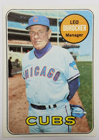 Durocher, Leo, Topps, Set Break, Manager, Chicago, Cubs, Brooklyn, Dodgers, Vintage, Baseball Cards