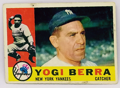 Berra, Yogi, HOF, MVP, New York, Yankees, Catcher, Lawrence, Slugger, Home Runs, Baseball Cards