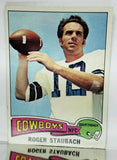 Staubach, Topps, Dallas, Cowboys, HOF, Quarterback, Super Bowl, NFL, Football Card