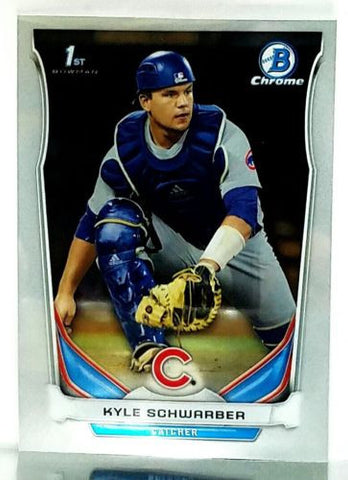 2014 Bowman Chrome Draft Kyle Schwarber ROOKIE CARD #CDP2 Cubs World Series, CardboardandCoins.com
