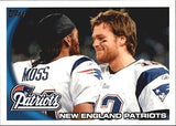 Tom Brady, Randy Moss, Topps, New England, Patriots, Super Bowl, MVP, NFL, Football Card