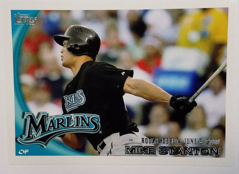 MIKE/GIANCARLO STANTON ROOKIE 2010 Topps UPDATE #US-327 Marlins, Home Runs 50++, CardboardandCoins.com