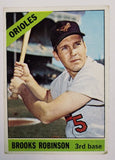 BROOKS ROBINSON BASEBALL CARD: 1966 Topps #390 Baltimore Orioles HOF Gold Gove, CardboardandCoins.com