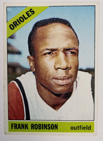 FRANK ROBINSON BASEBALL CARD: 1966 Topps #310 Baltimore Orioles HOF, 586 HRs, CardboardandCoins.com
