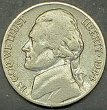 1944-P, Jefferson, Nickel, Five Cents, Cent, Coin, 1944, Silver, War Nickel, Philadelphia, Mint, P, Early, WWII, World War II, Era, History, Detail, Lines, Shiny, Monticello, Steps, Low Mintage, Semi, Key Date, Mint Mark, Copper, Manganese, Vintage, Rare, Metal, Antique, Collectible, Memorabilia, Invest, Hobby, Coins