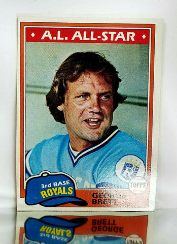 1981 Topps #700 George Brett, HOF, MVP, Kansas City Royals, 3rd Base, NM+, CardboardandCoins.com