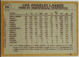 Abdul-Jabbar, Kareem, 1981, Topps, 55, Lakers, Team Leaders, Nixon, HOF, ROY, MVP, Los Angeles, Lakers, LA, Lew, Alcindor, Points, NBA, Basketball Cards