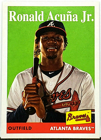 Ronald Acuna Jr 1958 Topps 2019 Topps Archives #100, ROY, Braves!