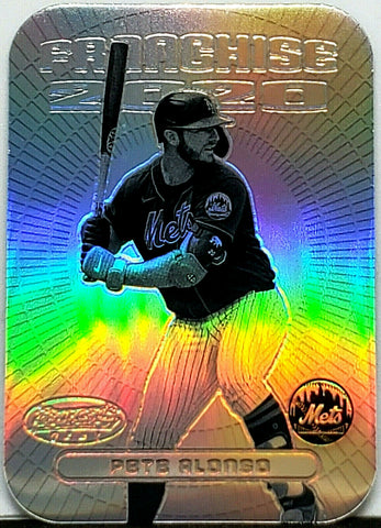 Alonso, Pete, Die-Cut, Refractor, 2020, Bowman's, Best, FFDC-PA, Topps, Bowman, RC, New York, Mets, All-Star, ROY, Home Run Derby, Polar Bear, Home Runs, Slugger, RC, Baseball, MLB, Baseball Cards