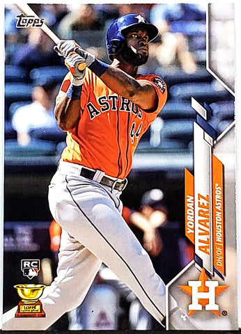 Alvarez, Yordan, Rookie, Flagship, 2020, Topps, 276, Houston, Astros, DH, Designated Hitter, World Series, ALCS MVP, ROY, Home Runs, Slugger, RC, Baseball, MLB, Baseball Cards