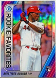 Aquino, Rookie, Refractor, Aristides, Bowman, Chrome, ROY Favorites, Insert, Cincinnati, Reds, Punisher, Slugger, Home Runs, RC, Baseball Cards