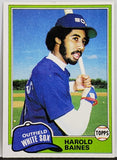 Harold Baines Rookie 1981 Topps #347 HOF, Chicago White Sox