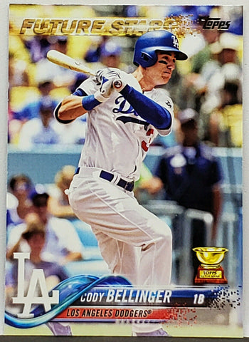 Bellinger, Rookie, Cup, Trophy, Future Stars, Cody, Topps, Los Angeles, Dodgers, ROY, MVP, Slugger, Home Runs, RC, Baseball Cards
