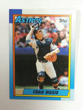 Biggio, Craig, Astros, Houston, HOF, Catcher, Jeff Bagwell, HBP, Hit-by-Pitch, Baseball Cards, Topps, 1990